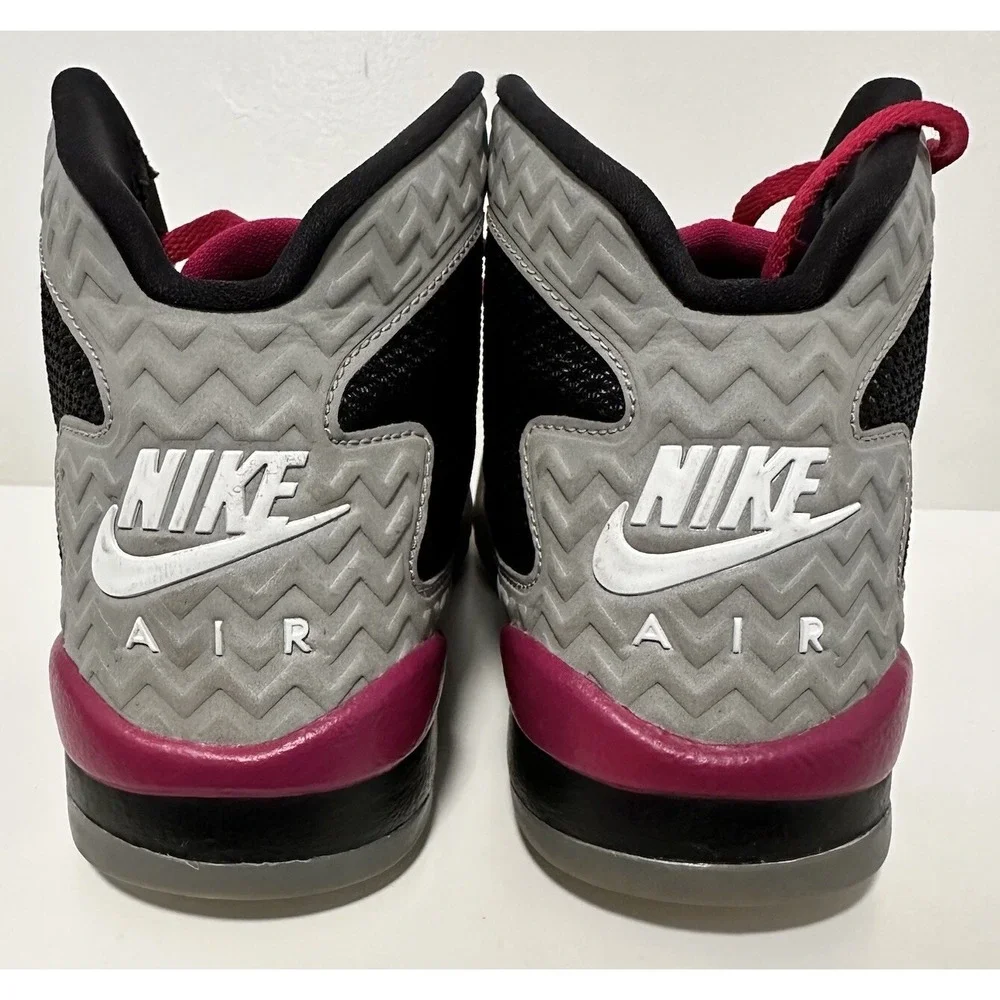 Nike Air Jordan Sneakers 4.5Y Black Pink Spike Forty GG‎ #811121-009 Shoe